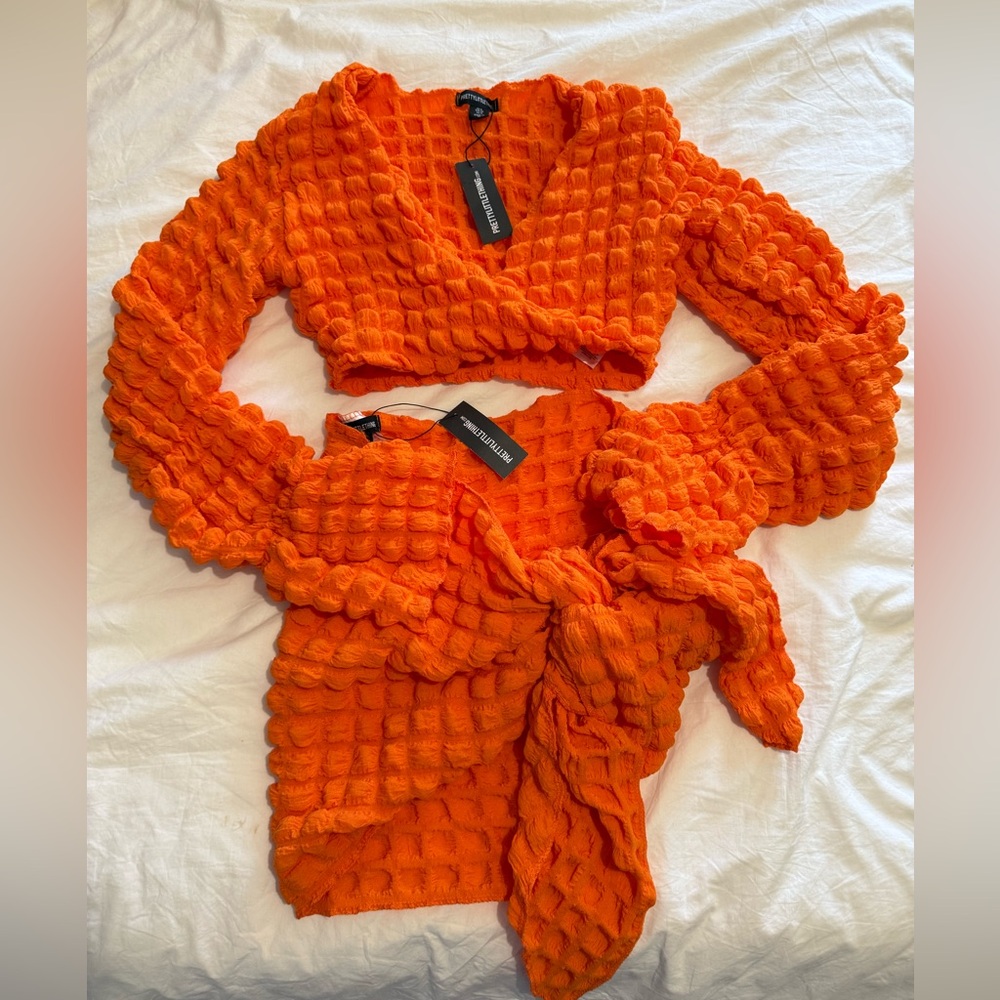 Bubble knit 2 piece set